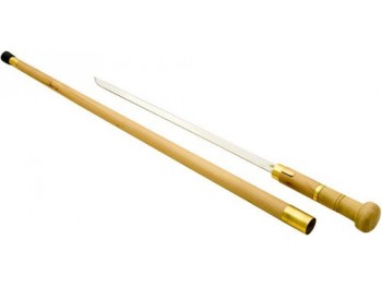 Canne &eacute;p&eacute;e bois clair