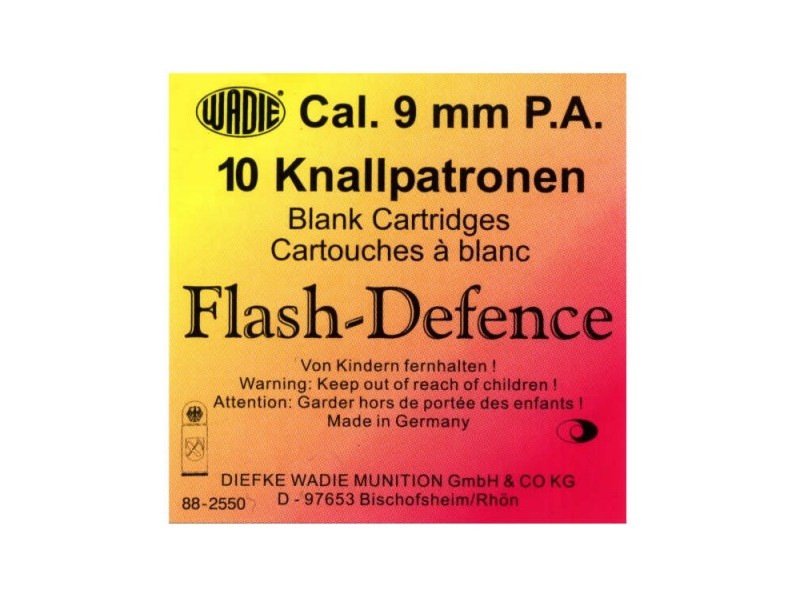 Cartouche à blanc cal.9mm PA - MUNITIONS PLOMBS RECHARGEMENT -  Signalisation - Armurerie de Strasbourg - recht