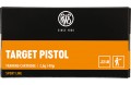 CARTOUCHE RWS 22 LR TARGET PISTOL BOITE DE 50